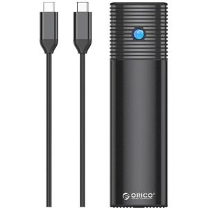 Hurtownia GSM - M.2 SATA/NVMe külső ház, Orico PWDM2-G2-BK-EP, USB-C, 10Gbps (fekete) - ORC134 - {ean13} - Hurt