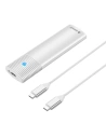 Hurtownia GSM - Obal pro disk M.2 SATA/NVMe, Orico PWDM2-G2-WH-EP, USB-C, 10Gbps (stříbrný) - ORC135 - {ean13} - Hurt