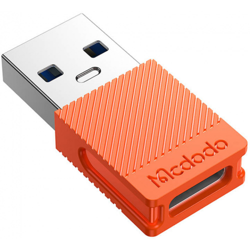 Mcdodo Distributor - 6921002665506 - MDD77 - Mcdodo OT-6550 USB-A/USB-C Adapter (orange) - B2B homescreen