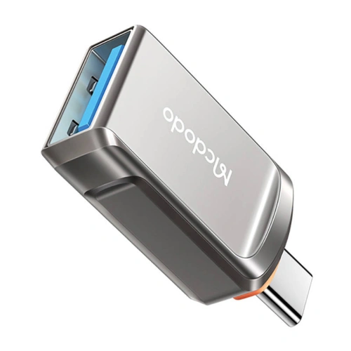 Adapter Mcdodo OT-8730 USB-A/USB-C (szary)