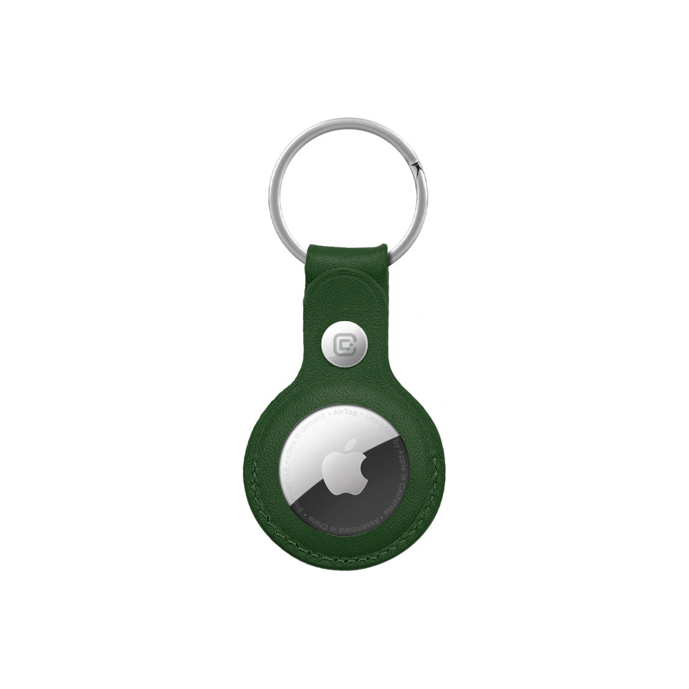 Hurtownia GSM - Brelok Crong bőrtok kulcskarikával Apple AirTag (zöld) - CRG587 - {ean13} - Hurt