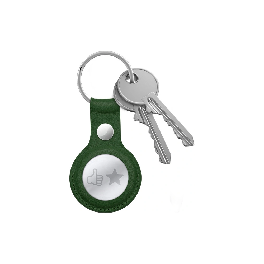 Hurtownia GSM - Brelok Crong Leather Case with Key Ring Apple AirTag (zielony) - CRG587 - {ean13} - Hurt