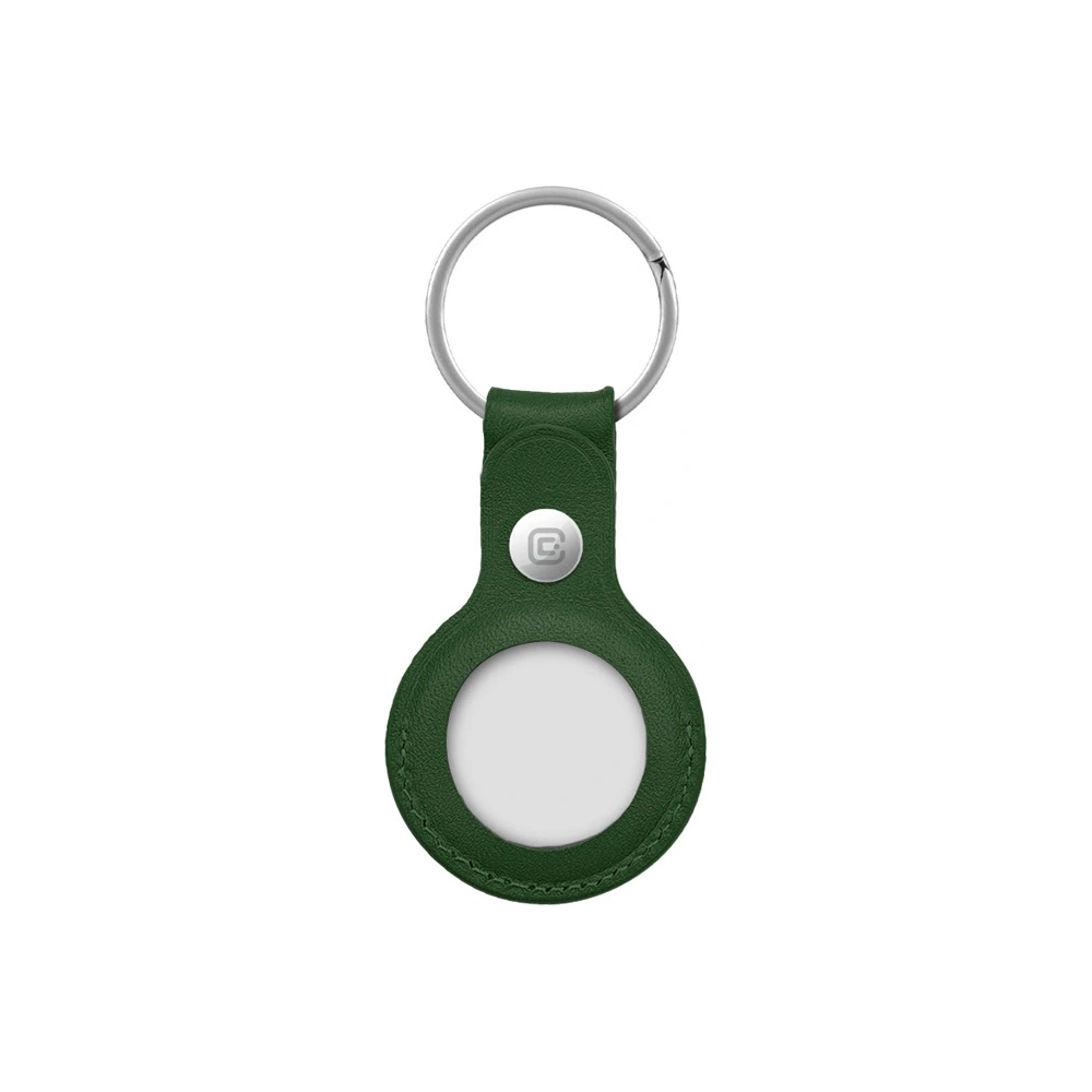 Hurtownia GSM - Breloc Crong Hârtie din Piele cu Inele pentru Cheie Apple AirTag (verde) - CRG587 - {ean13} - Hurt