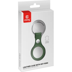 Wholesale Crong Leather Case with Key Ring Apple AirTag (green) - CRG587 - {ean13} - Hurt