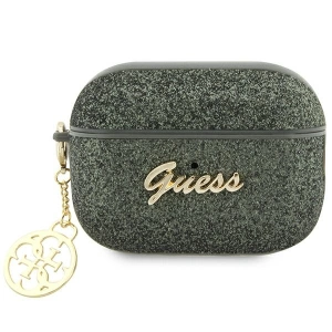 Hurtownia GSM - Etui Guess GUAP2GLGSHA Apple AirPods Pro 2 tok zöld/khaki Glitter Flake 4G Charm - GUE2397 - {ean13} - Hurt