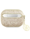 Etui Guess GUAP2GLGSHD Apple AirPods Pro 2 cover złoty/gold Glitter Flake 4G Charm