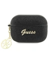 Etui Guess GUAP2GLGSHK Apple AirPods Pro 2 tok fekete/black Glitter Flake 4G Charm