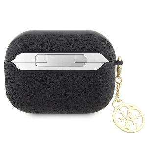 Hurtownia GSM - Etui Guess GUAP2GLGSHK Apple AirPods Pro 2 tok fekete/black Glitter Flake 4G Charm - GUE2399 - {ean13} - Hurt