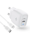 Hurtownia GSM - Ładowarka sieciowa Spigen PE2C10CL 1-port Network Charger PD 20W + kabel USB-C/Lightning 100cm White - SPN2742 - {ean13} - Hurt