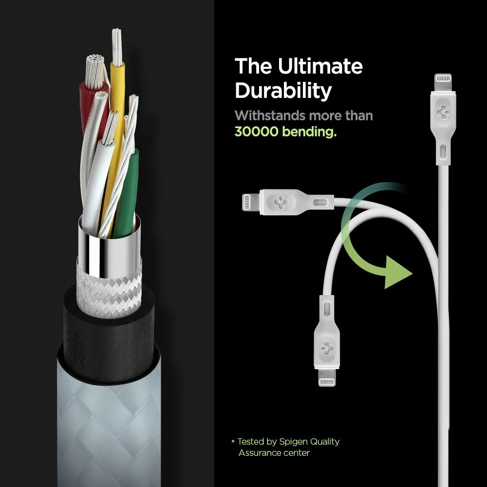 Hurtownia GSM - Ładowarka sieciowa Spigen PE2C10CL 1-port Network Charger PD 20W + kabel USB-C/Lightning 100cm White - SPN2742 - {ean13} - Hurt
