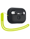 Hurtownia GSM - Etui Spigen Silicone Fit Strap Apple AirPods Pro 2/1 Fekete/Fantom Zöld - SPN2743 - {ean13} - Hurt