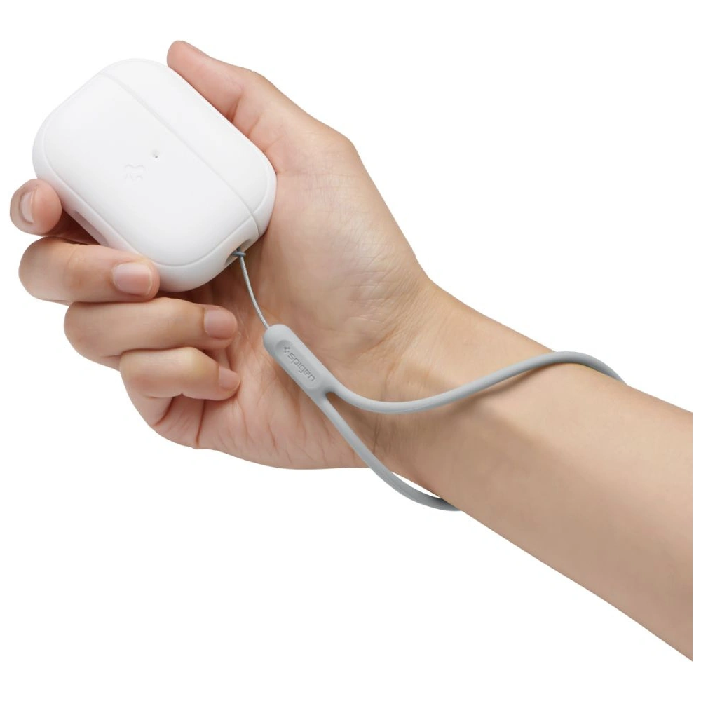 Hurtownia GSM - Etui Spigen Silicone Fit Strap Apple AirPods Pro 2/1 Fehér/Szürke - SPN2744 - {ean13} - Hurt