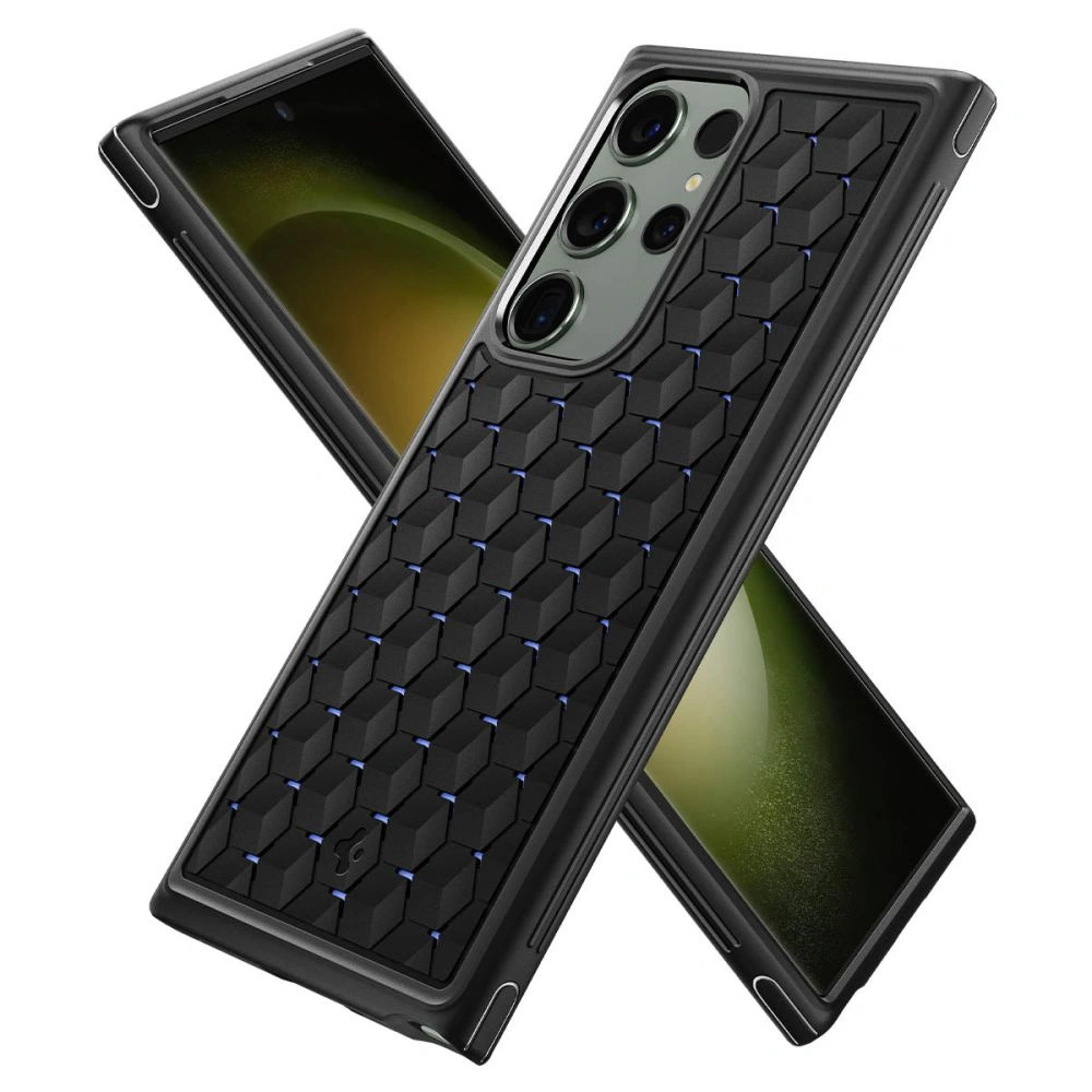 Hurtownia GSM - Case Spigen Cryo Armor Samsung Galaxy S23 Ultra Matt Schwarz - SPN2747 - {ean13} - Hurt