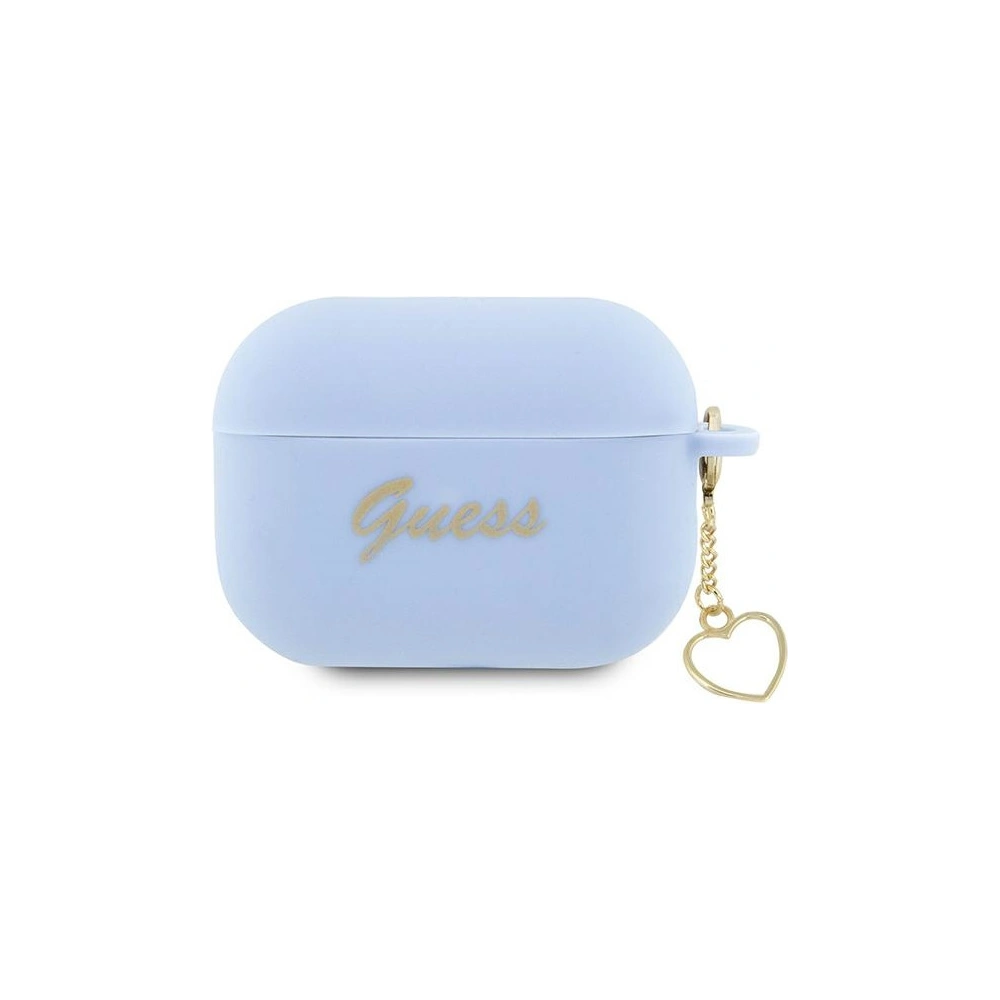 Hurtownia GSM - Etui Guess GUAP2LSCHSB Apple AirPods Pro 2 tok kék/szilikon Charm Heart Collection - GUE2400 - {ean13} - Hurt