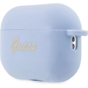 Etui Guess GUAP2LSCHSB Apple AirPods Pro 2 cover niebieski/blue Silicone Charm Heart Collection