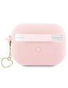 Hurtownia GSM - Etui Guess GUAP2LSCHSP Apple AirPods Pro 2 tok rózsaszín/pink Szilikon Charm Heart Collection - GUE2401 - {ean13} - Hurt