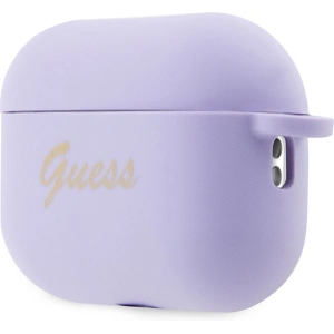 Etui Guess GUAP2LSCHSU Apple AirPods Pro 2 cover purpurowy/purple Silicone Charm Heart Collection