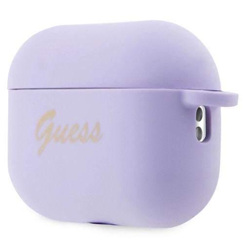 Etui Guess GUAP2LSCHSU Apple AirPods Pro 2 cover purpurowy/purple Silicone Charm Heart Collection