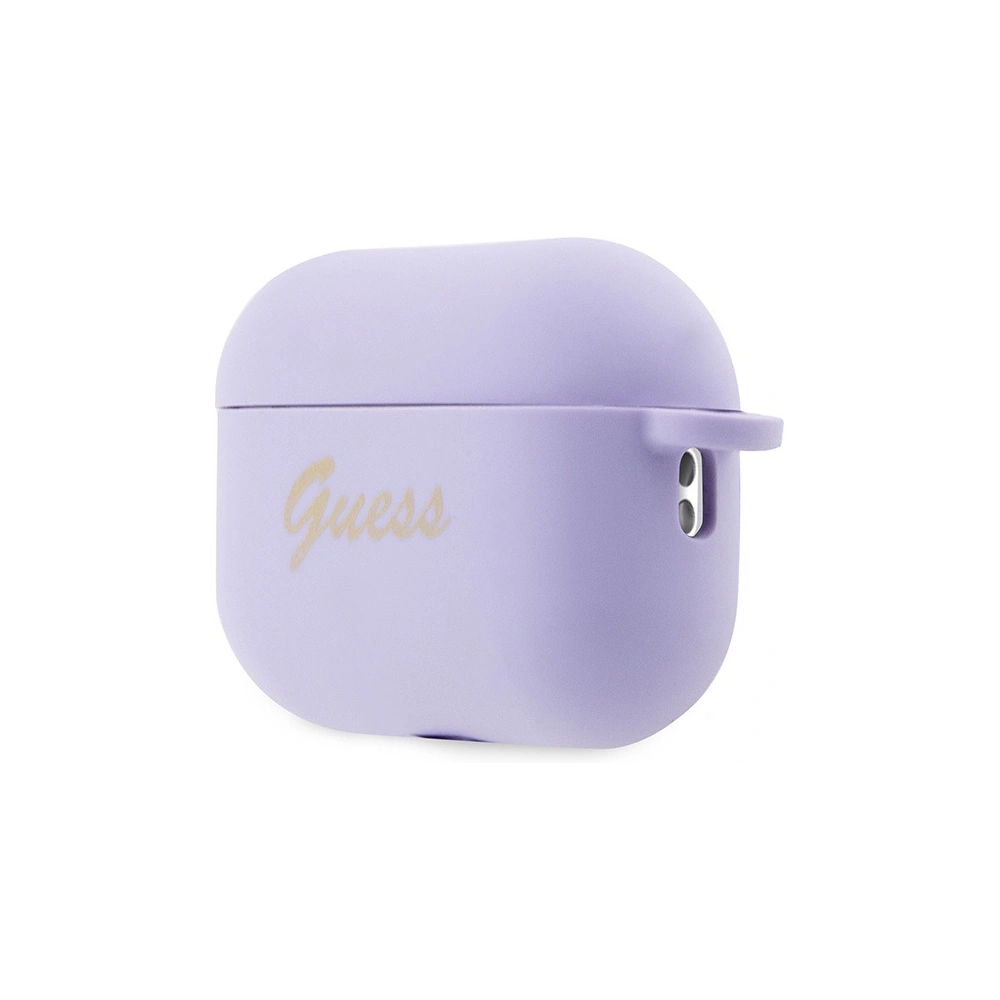 Hurtownia GSM - Etui Guess GUAP2LSCHSU Apple AirPods Pro 2 obal purpurový/purple silikonový přívěsek srdce kolekce - GUE2402 - {ean13} - Hurt