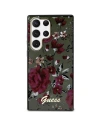 Case Guess GUHCS23LHCFWSA Samsung Galaxy S23 Ultra grün/khaki Hardcase Flower Collection