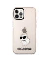 Wholesale Karl Lagerfeld KLHCP12MHNCHTCP Apple iPhone 12/12 Pro pink hardcase Ikonik Choupette - KLD1476 - {ean13} - Hurt