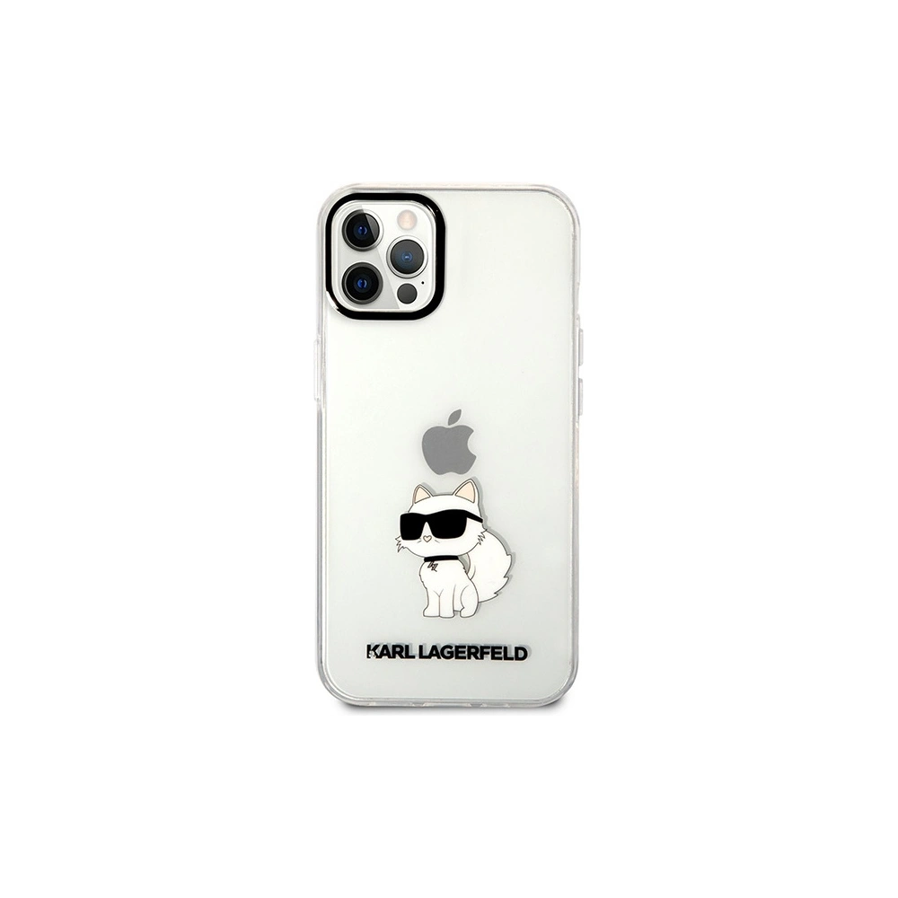 Wholesale Karl Lagerfeld KLHCP12MHNCHTCT Apple iPhone 12/12 Pro transparent hardcase Ikonik Choupette - KLD1477 - {ean13} - Hurt