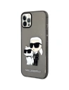 Hurtownia GSM - Etui Karl Lagerfeld KLHCP12MHNKCTGK Apple iPhone 12/12 Pro negru/black hardcase Gliter Etui Karl&Choupette - KLD1478 - {ean13} - Hurt