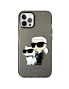 Hurtownia GSM - Etui Karl Lagerfeld KLHCP12MHNKCTGK Apple iPhone 12/12 Pro negru/black hardcase Gliter Etui Karl&Choupette - KLD1478 - {ean13} - Hurt