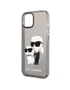 Hurtownia GSM - Etui Karl Lagerfeld KLHCP12MHNKCTGK Apple iPhone 12/12 Pro negru/black hardcase Gliter Etui Karl&Choupette - KLD1478 - {ean13} - Hurt