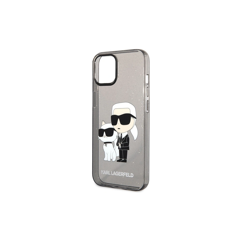 Hurtownia GSM - Etui Karl Lagerfeld KLHCP12MHNKCTGK Apple iPhone 12/12 Pro negru/black hardcase Gliter Etui Karl&Choupette - KLD1478 - {ean13} - Hurt