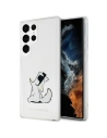 Karl Lagerfeld KLHCS23LCFNRC Samsung Galaxy S23 Ultra transparent hardcase Choupette Fun