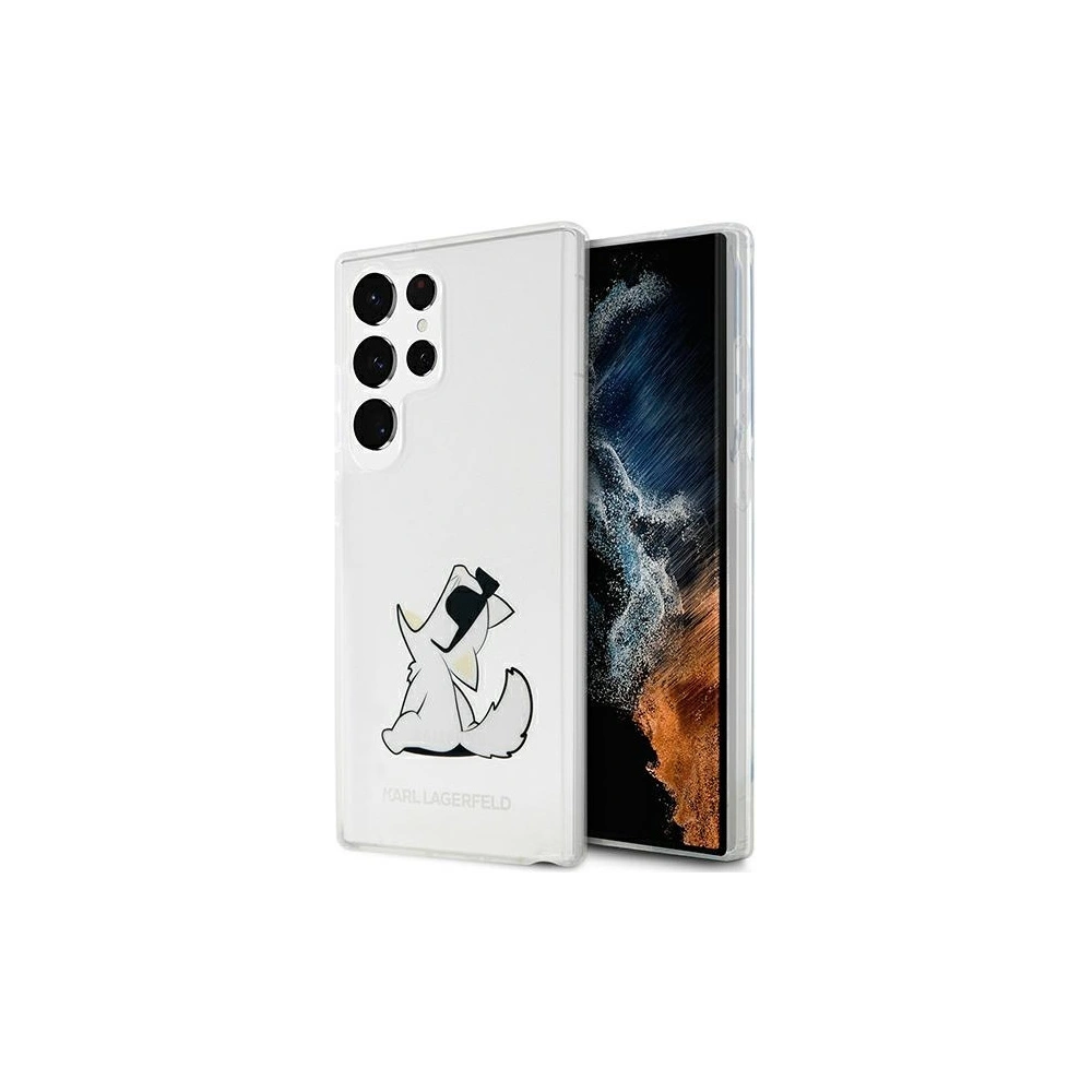 Wholesale Karl Lagerfeld KLHCS23LCFNRC Samsung Galaxy S23 Ultra transparent hardcase Choupette Fun - KLD1480 - {ean13} - Hurt