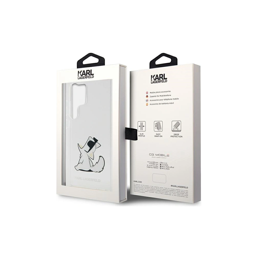 Hurtownia GSM - Etui Karl Lagerfeld KLHCS23LCFNRC Samsung Galaxy S23 Ultra hardcase transparent Choupette Fun - KLD1480 - {ean13} - Hurt