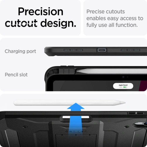 Etui Spigen Tough Armor Pro Apple iPad 10.9" 2022 / 11" 2025 Black
