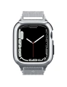Hurtownia GSM - Pasek + etui Spigen Metal Fit Pro Apple Watch 4/5/6/7/8/9/SE 44/45mm Ezüst - SPN2755 - {ean13} - Hurt