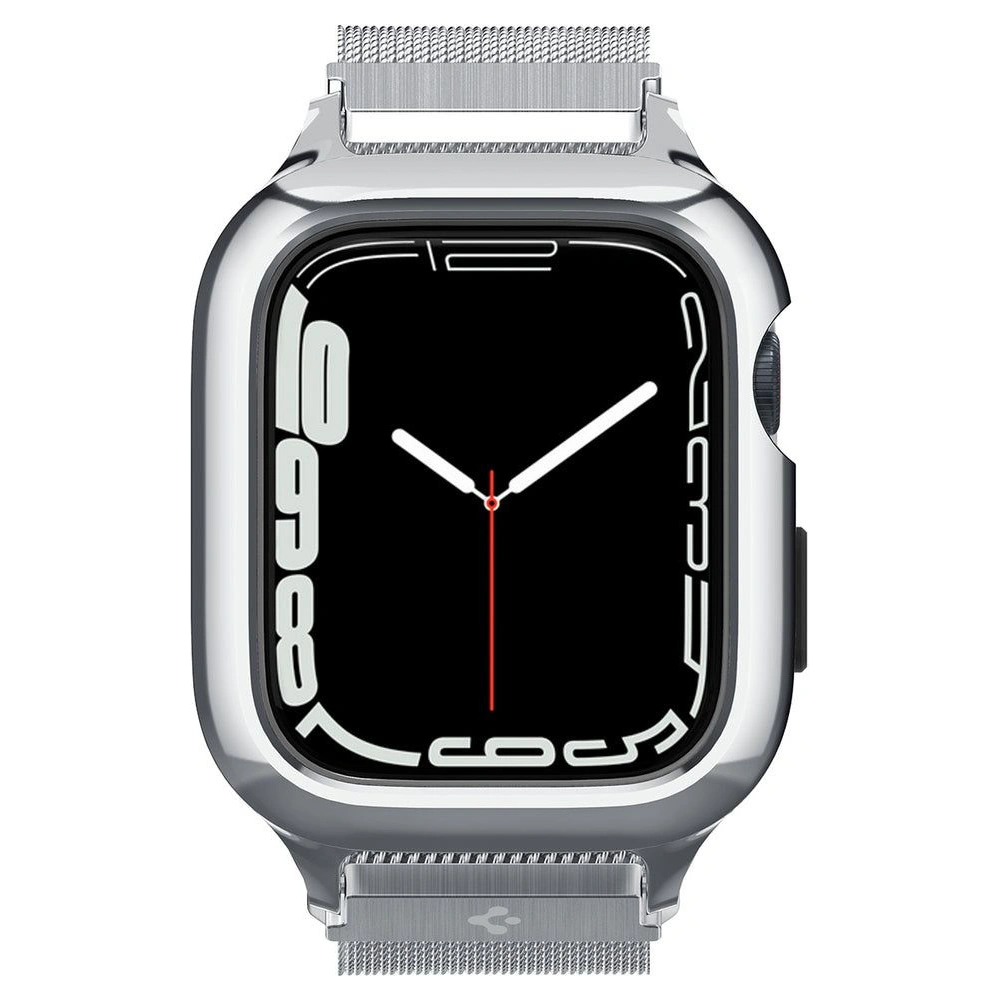Hurtownia GSM - Pasek + etui Spigen Metal Fit Pro Apple Watch 4/5/6/7/8/9/SE 44/45mm Ezüst - SPN2755 - {ean13} - Hurt
