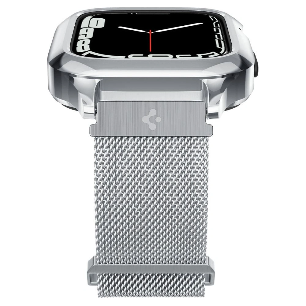 Hurtownia GSM - Pasek + etui Spigen Metal Fit Pro Apple Watch 4/5/6/7/8/9/SE 44/45mm Ezüst - SPN2755 - {ean13} - Hurt