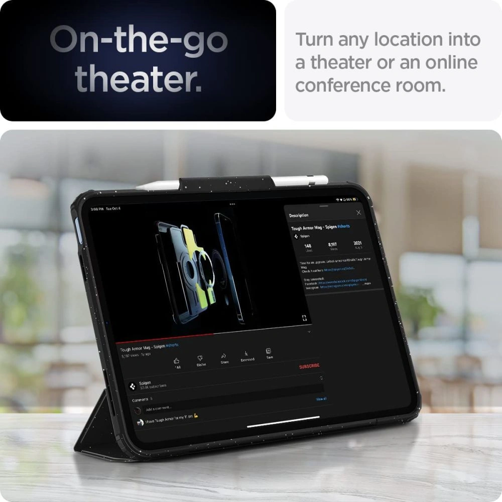 Hurtownia GSM - Etui Spigen Ultra Hybrid Pro Apple iPad 10.9 2022 (10. generációs) Szürke foltos - SPN2757 - {ean13} - Hurt