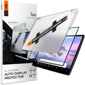 Hurtownia GSM - Gehärtetes Glas Spigen GLAS.tR ez Fit Tesla Model X 2022/Model S 2021 Schwarz - SPN2759 - {ean13} - Hurt