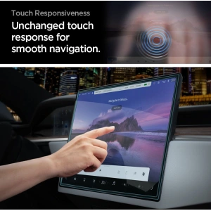 Hurtownia GSM - Gehärtetes Glas Spigen GLAS.tR ez Fit Tesla Model X 2022/Model S 2021 Schwarz - SPN2759 - {ean13} - Hurt