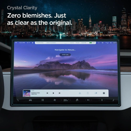 Szkło hartowane Spigen GLAS.tR ez Fit Tesla Model X 2022/Model S 2021 Black