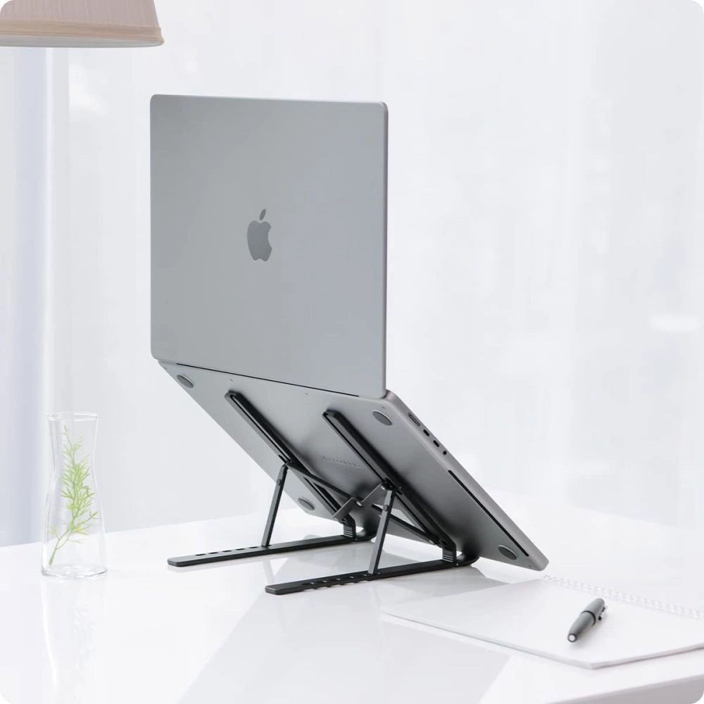 Hurtownia GSM - Podložka pod laptop Spigen LD201 Univerzální stojan na laptop černý - SPN2760 - {ean13} - Hurt