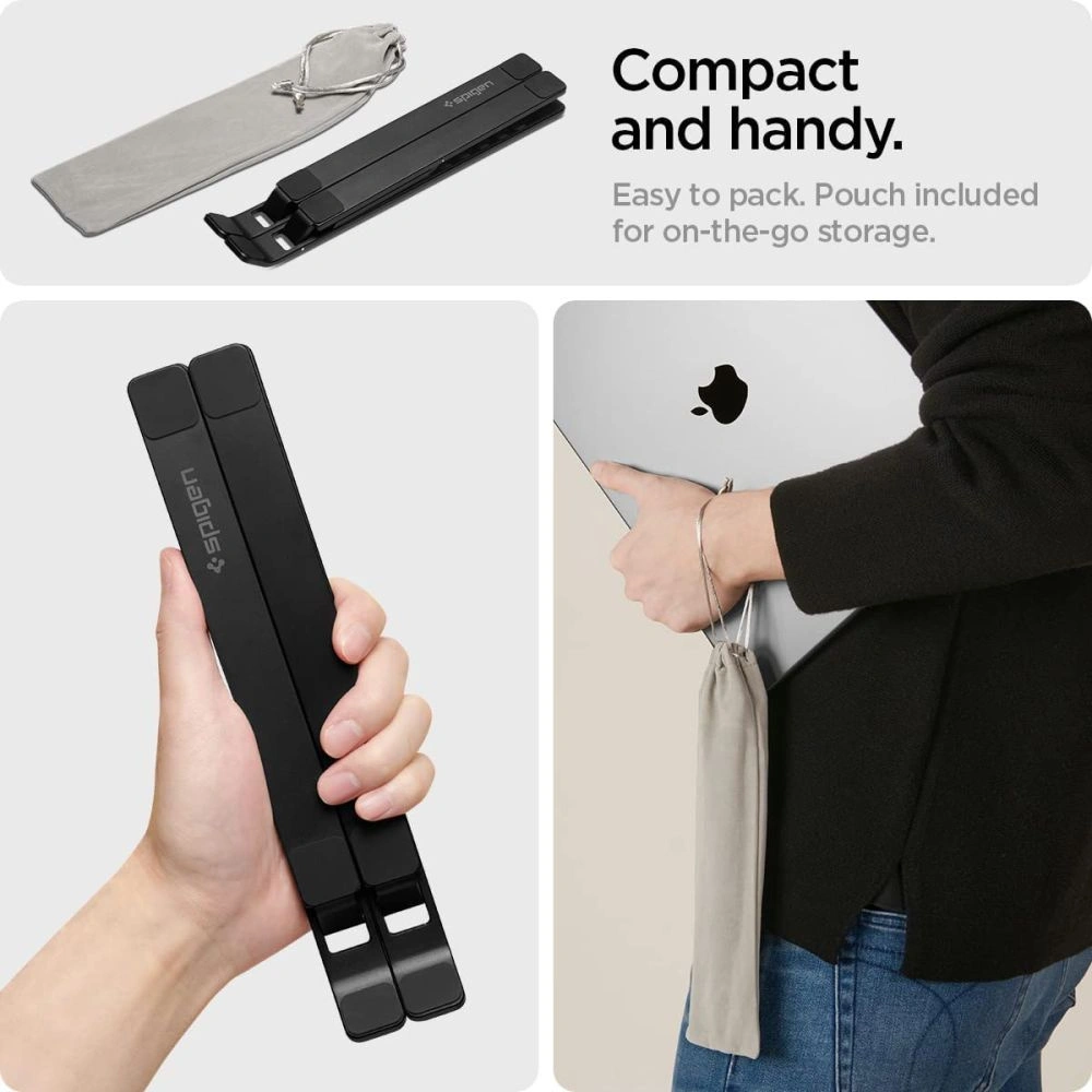 Hurtownia GSM - Podložka pod laptop Spigen LD201 Univerzální stojan na laptop černý - SPN2760 - {ean13} - Hurt