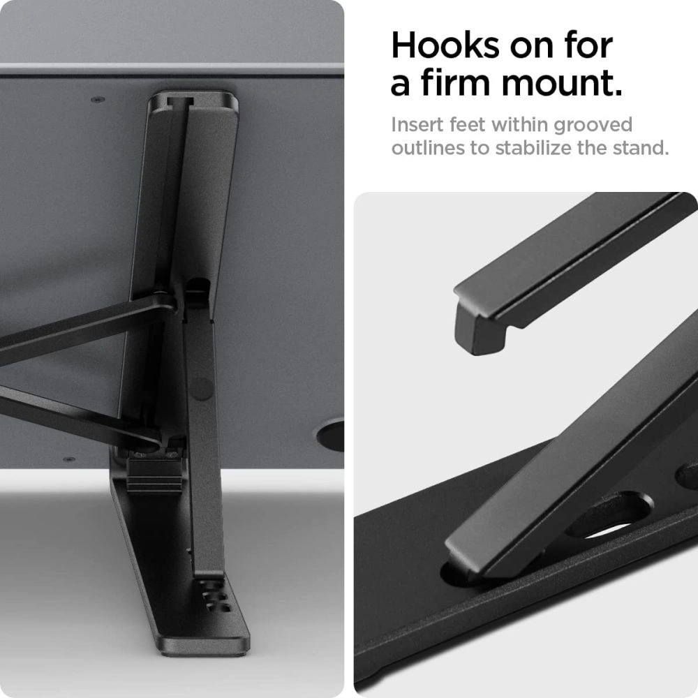 Hurtownia GSM - Podložka pod laptop Spigen LD201 Univerzální stojan na laptop černý - SPN2760 - {ean13} - Hurt