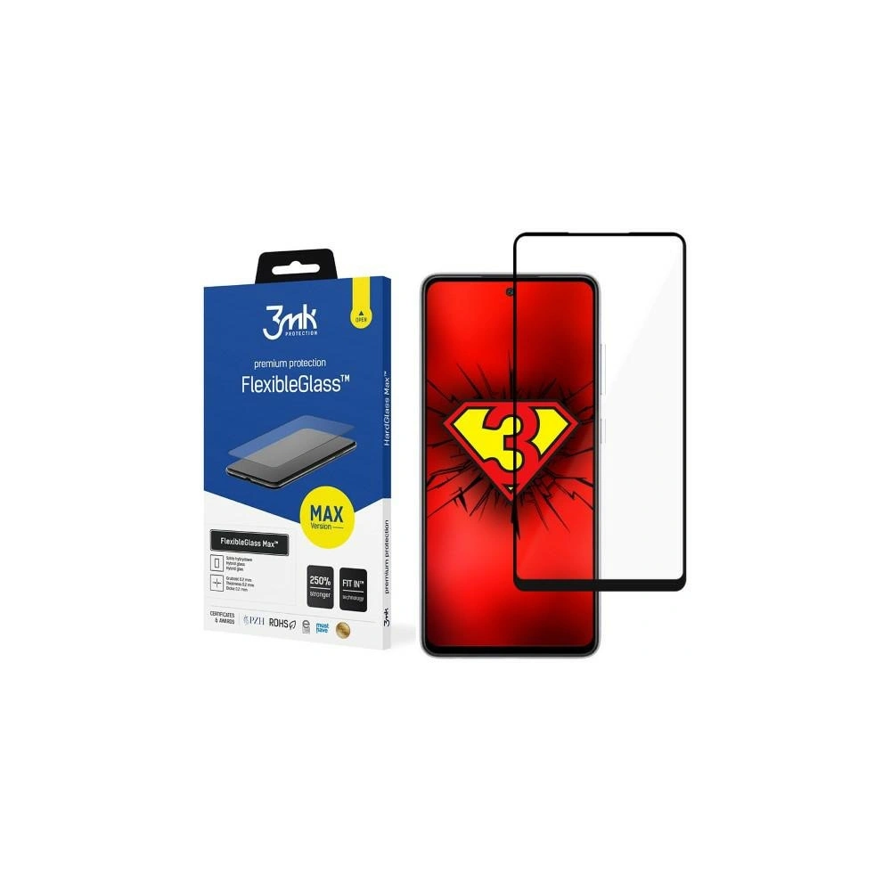 Hurtownia GSM - Sticlă hibridă 3MK FlexibleGlass Max Samsung Galaxy A53 5G neagră - 3MK4511 - {ean13} - Hurt