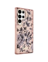 Wholesale Guess GUHCS23LHCFWSP Samsung Galaxy S23 Ultra pink hardcase Flower Collection - GUE2405 - {ean13} - Hurt