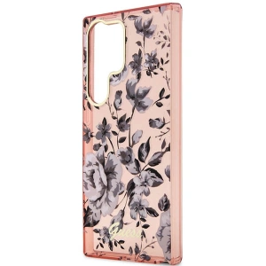 Wholesale Guess GUHCS23LHCFWSP Samsung Galaxy S23 Ultra pink hardcase Flower Collection - GUE2405 - {ean13} - Hurt
