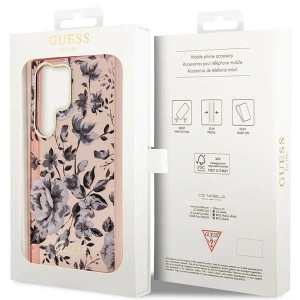 Wholesale Guess GUHCS23LHCFWSP Samsung Galaxy S23 Ultra pink hardcase Flower Collection - GUE2405 - {ean13} - Hurt