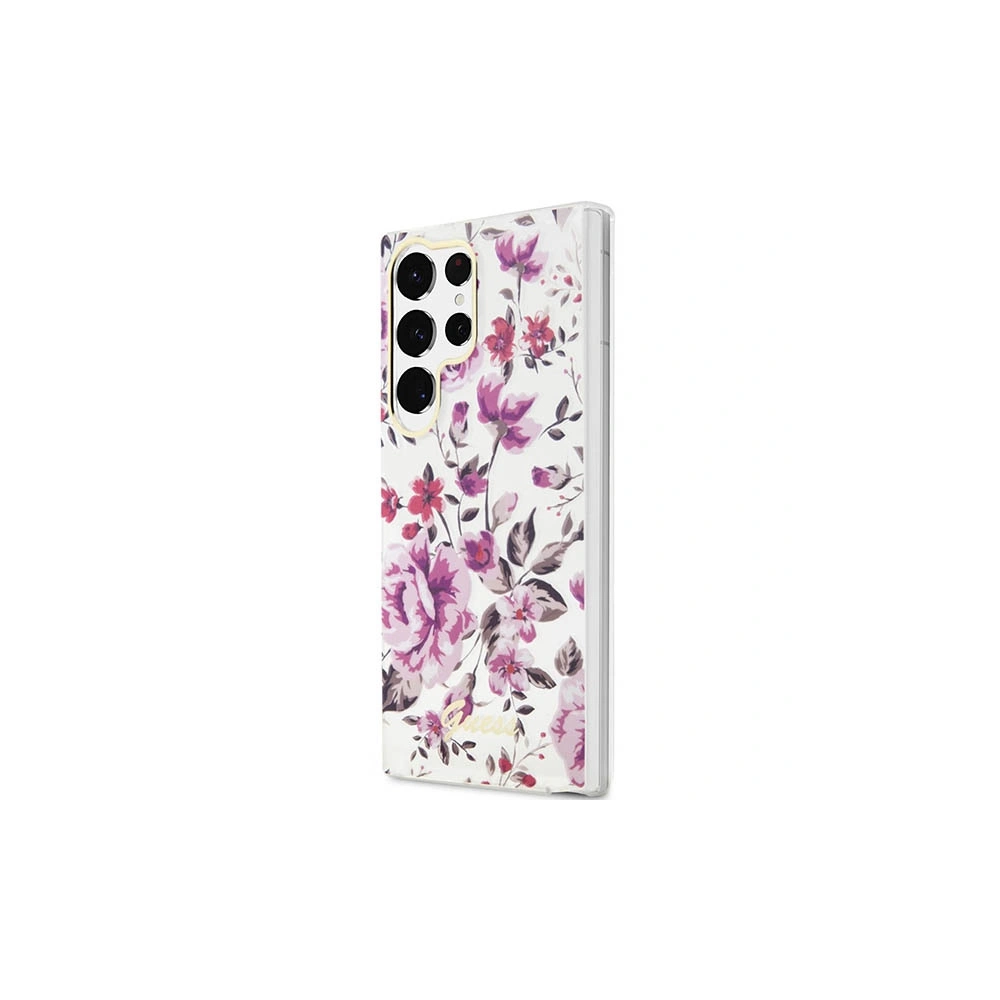 Hurtownia GSM - Etui Guess GUHCS23LHCFWST Samsung Galaxy S23 Ultra bílý/white hardcase Flower Collection - GUE2406 - {ean13} - Hurt