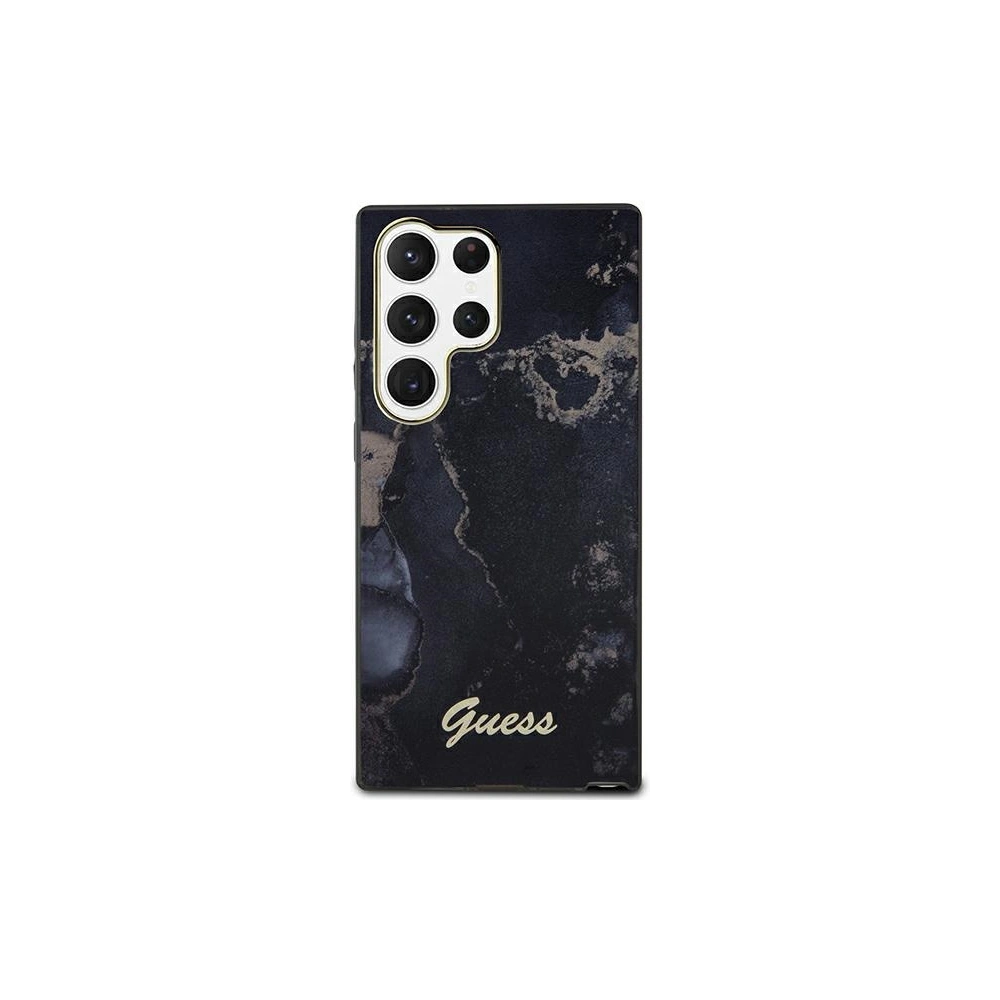 Hurtownia GSM - Etui Guess GUHCS23LHTMRSK Samsung Galaxy S23 Ultra černý/black hardcase Golden Marble Collection - GUE2407 - {ean13} - Hurt